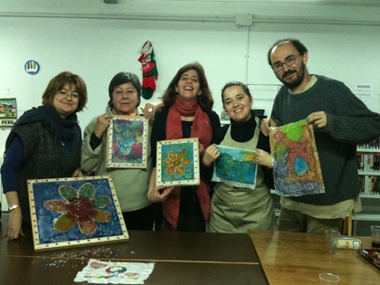 Taller de pintura en seda