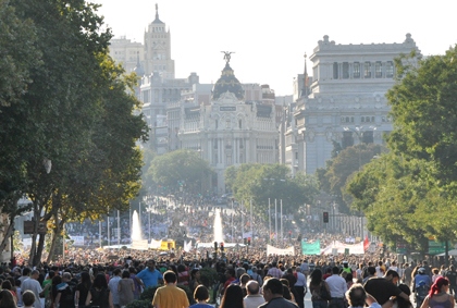 Foto del 15-O en Madrid