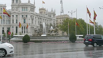 Comenzamos en la Glorieta de Cibeles