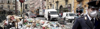 Basura en Nápoles