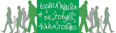 Imagen: logo escuela pública de todos para todos