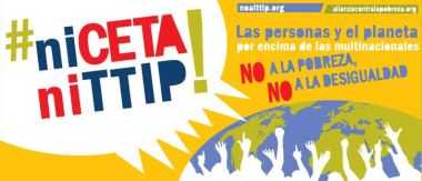 Cartel anti CETA y TTIP